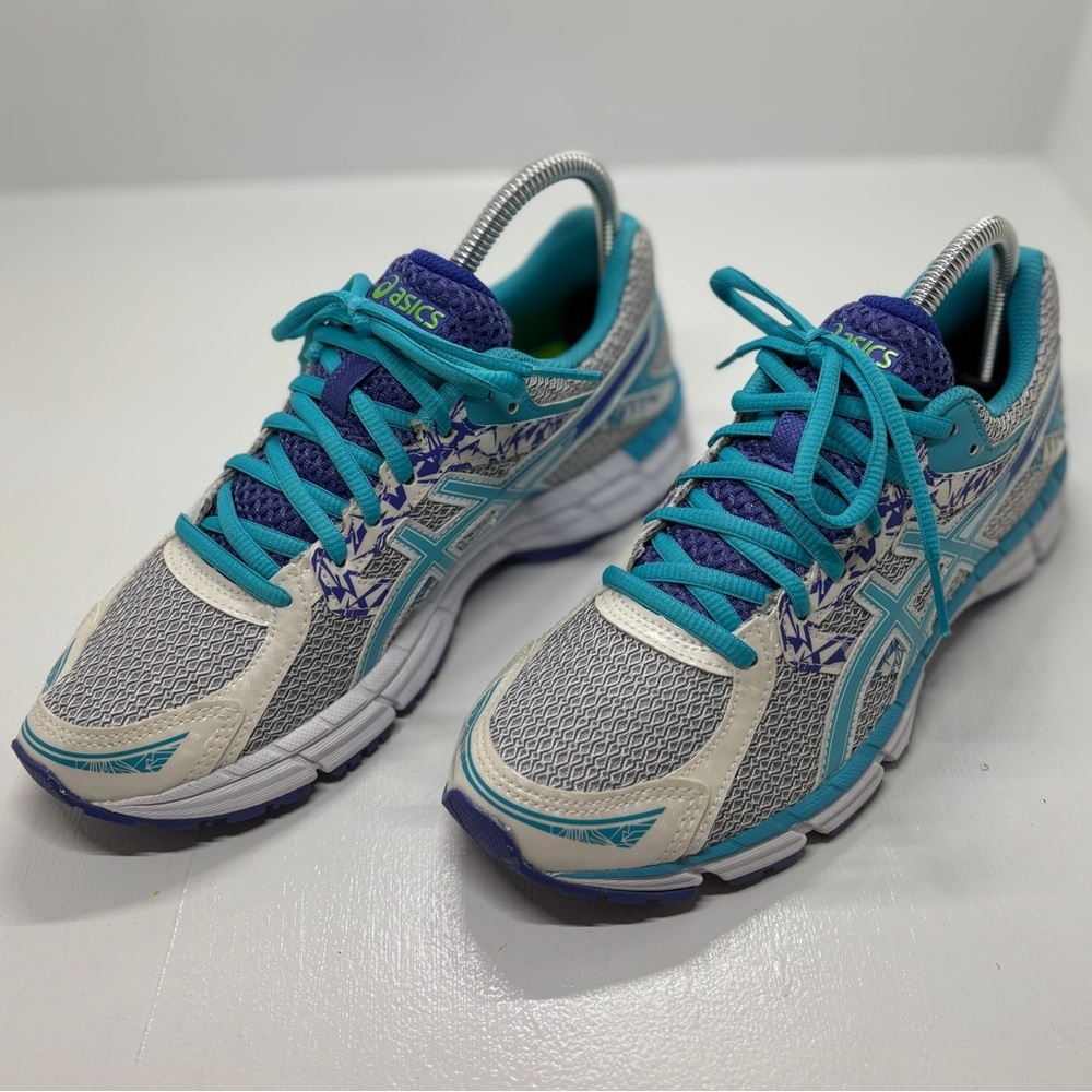 ASICS GEL-Excite 3 Women’s Running Shoe Size 7.5 Blue Teal Silver T5B9N Athletic - Picture 2 of 13